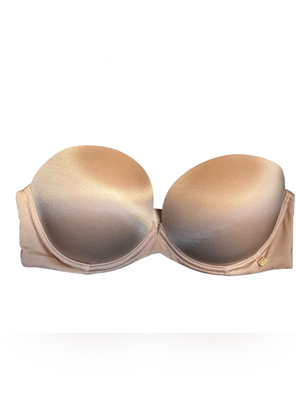 VICTORIA'S SECRET VERY SEXY Strapless Multiway Cream Padded Bra 32D Soft Padded